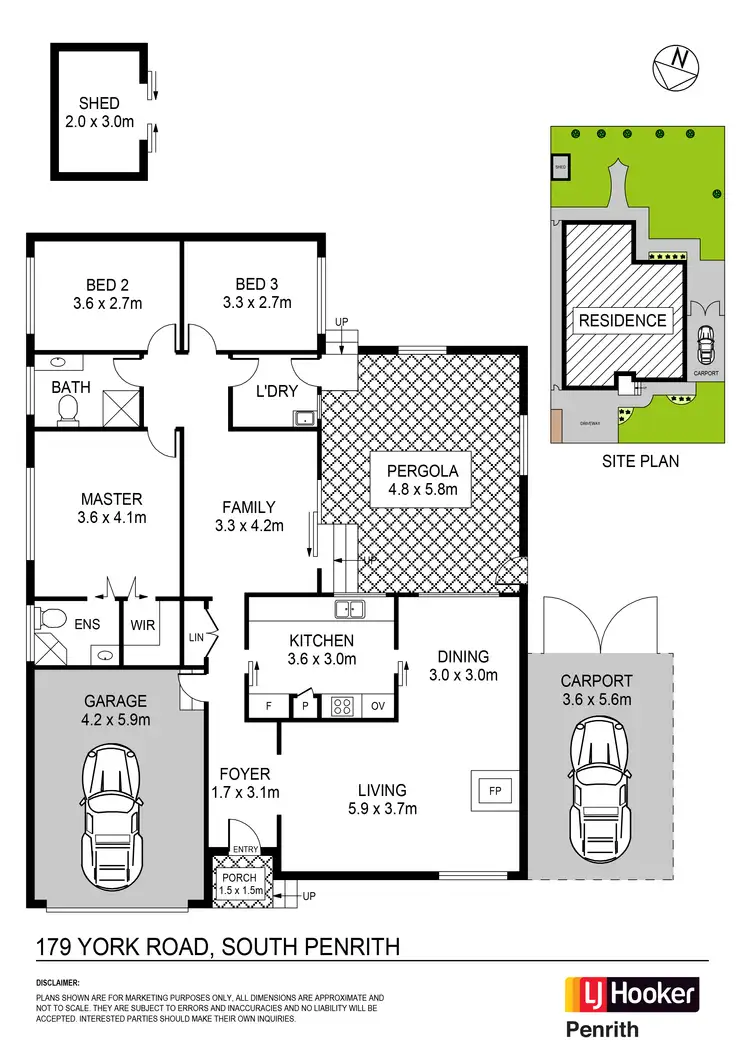 Floorplan of Homely house listing, 179 York Road, South Penrith NSW 2750