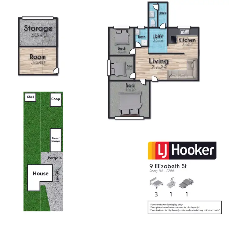 Floorplan of Homely house listing, 9 Elizabeth Street, Rooty Hill NSW 2766