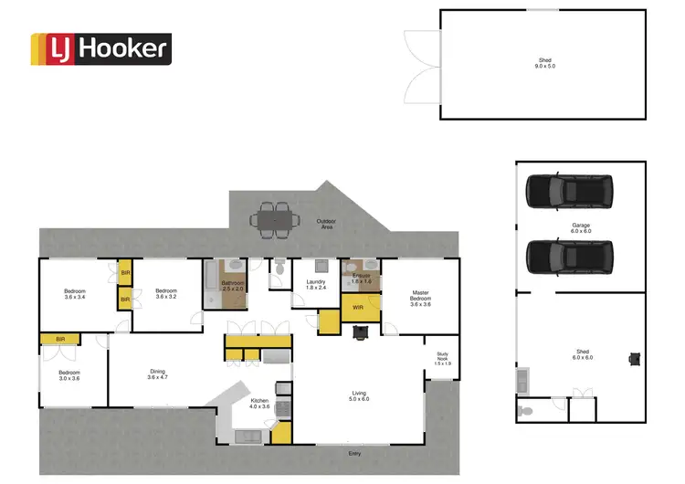 Floorplan of Homely house listing, 285 Rosedale-Flynns Creek Road, Rosedale VIC 3847