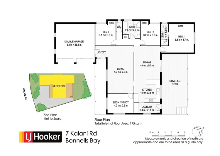 Floorplan of Homely house listing, 7 Kalani Road, Bonnells Bay NSW 2264