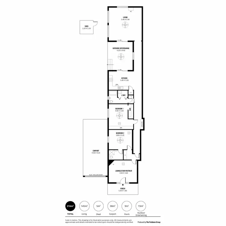Floorplan of Homely house listing, 2 Myrtle Avenue, Myrtle Bank SA 5064