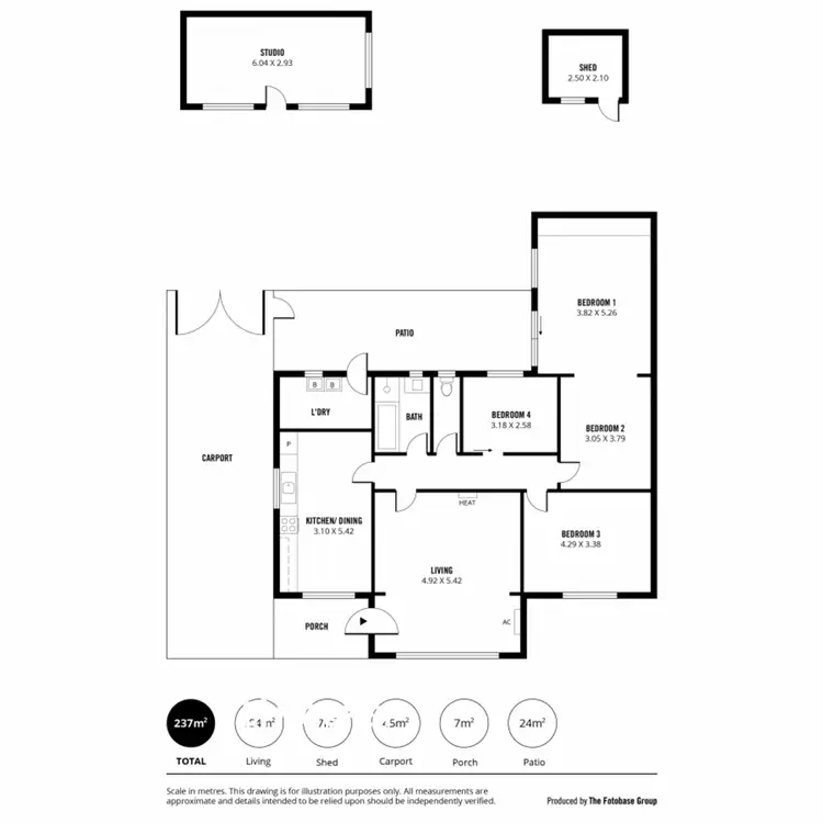 Floorplan of Homely house listing, 72 Northcote Drive, Para Hills West SA 5096