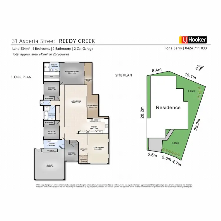 Floorplan of Homely house listing, 31 Asperia Street, Reedy Creek QLD 4227
