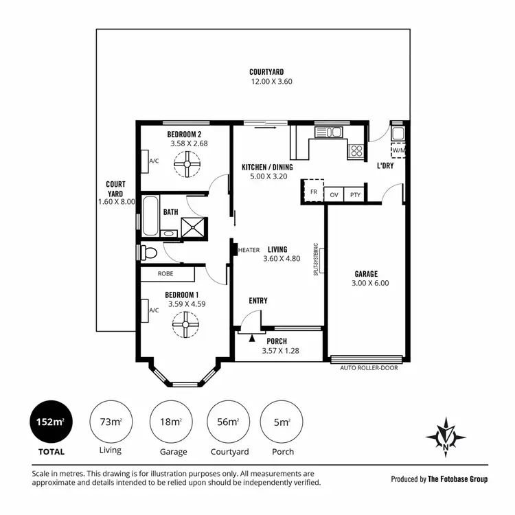 Floorplan of Homely unit listing, 2/21 Rowland Road, Magill SA 5072