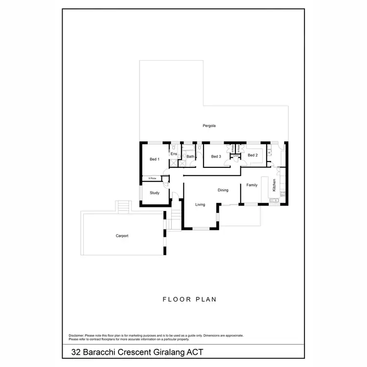 Floorplan of Homely house listing, 32 Baracchi Crescent, Giralang ACT 2617