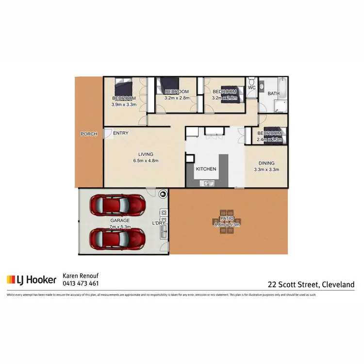 Floorplan of Homely house listing, 22 Scott Street, Cleveland QLD 4163