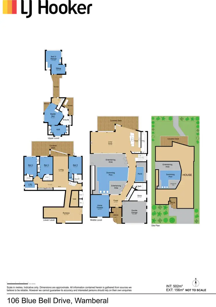 Floorplan of Homely house listing, 106 Blue Bell Drive, Wamberal NSW 2260