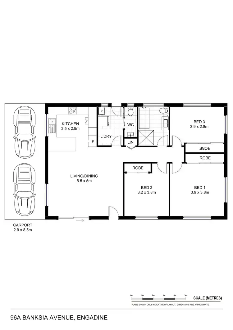 Floorplan of Homely house listing, 96a Banksia Avenue, Engadine NSW 2233