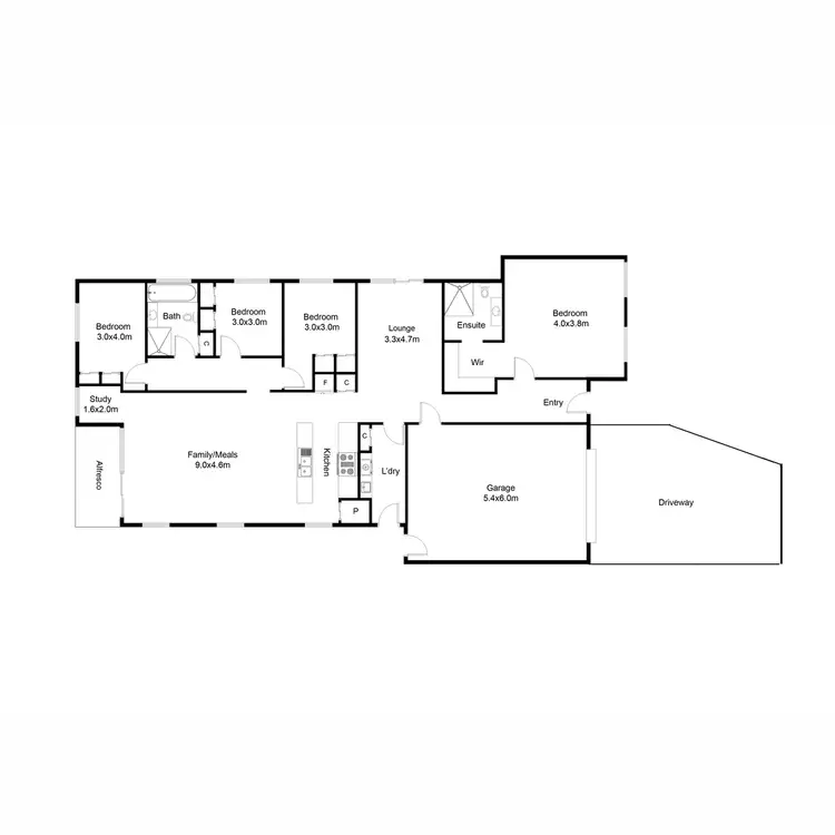 Floorplan of Homely house listing, 36 Bregman Esplanade, Manor Lakes VIC 3024