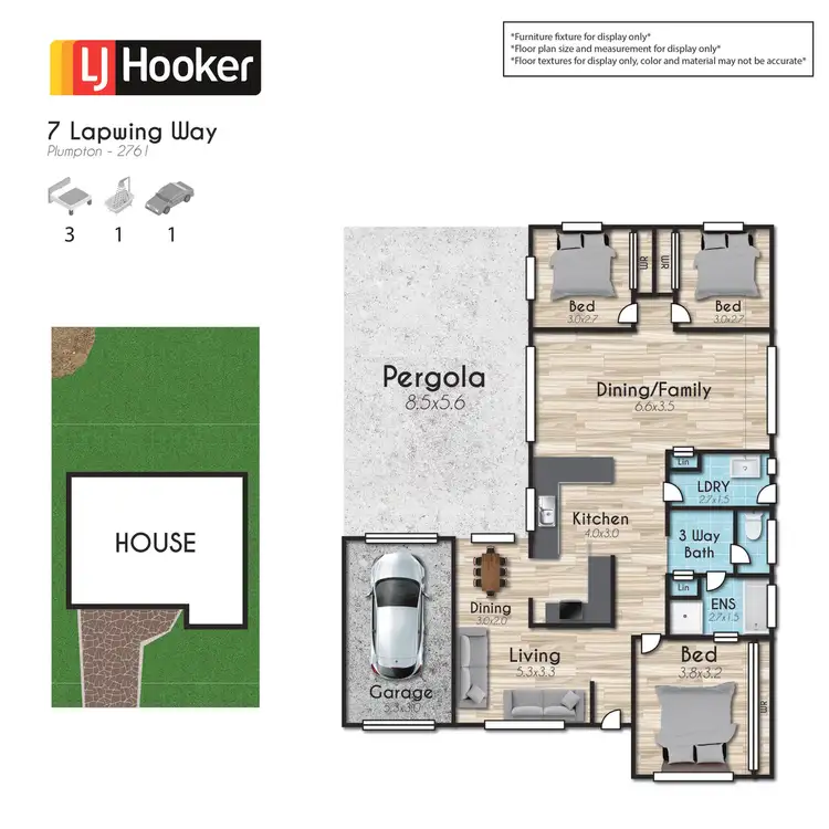 Floorplan of Homely house listing, 7 Lapwing Way, Plumpton NSW 2761