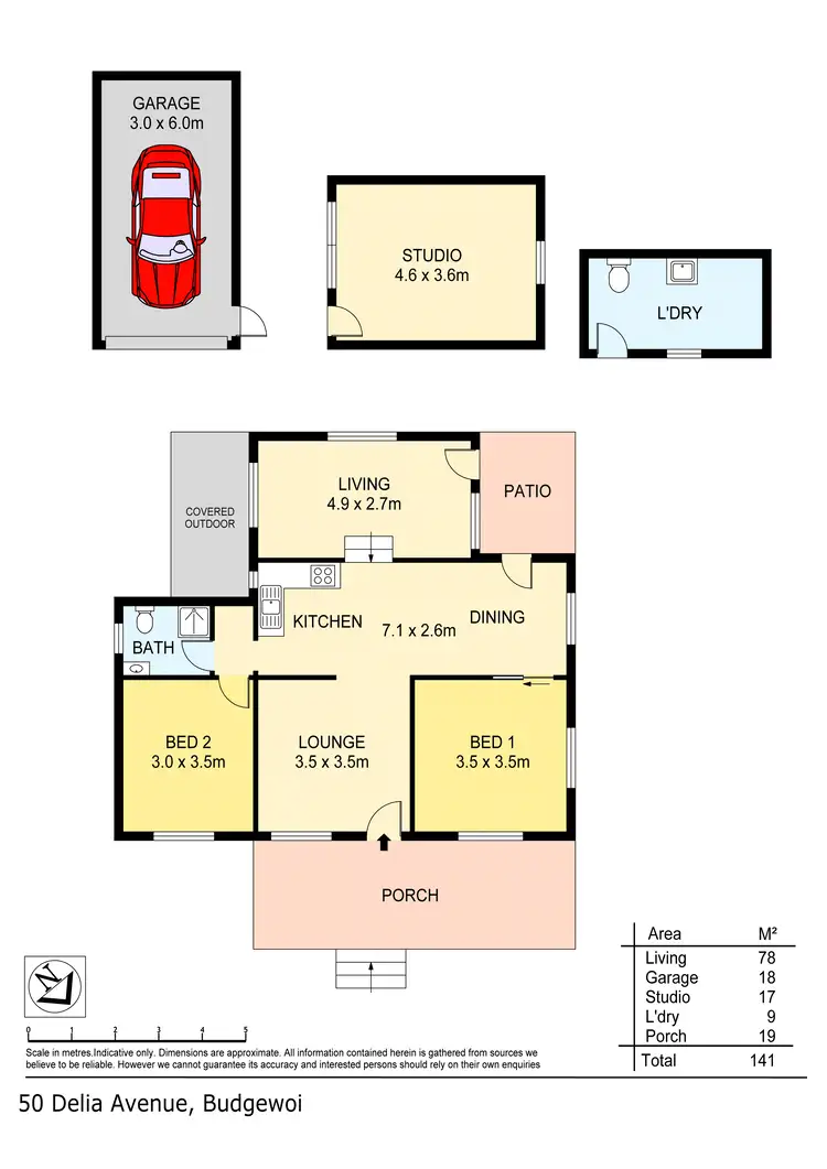Floorplan of Homely house listing, 50 Delia Avenue, Budgewoi NSW 2262
