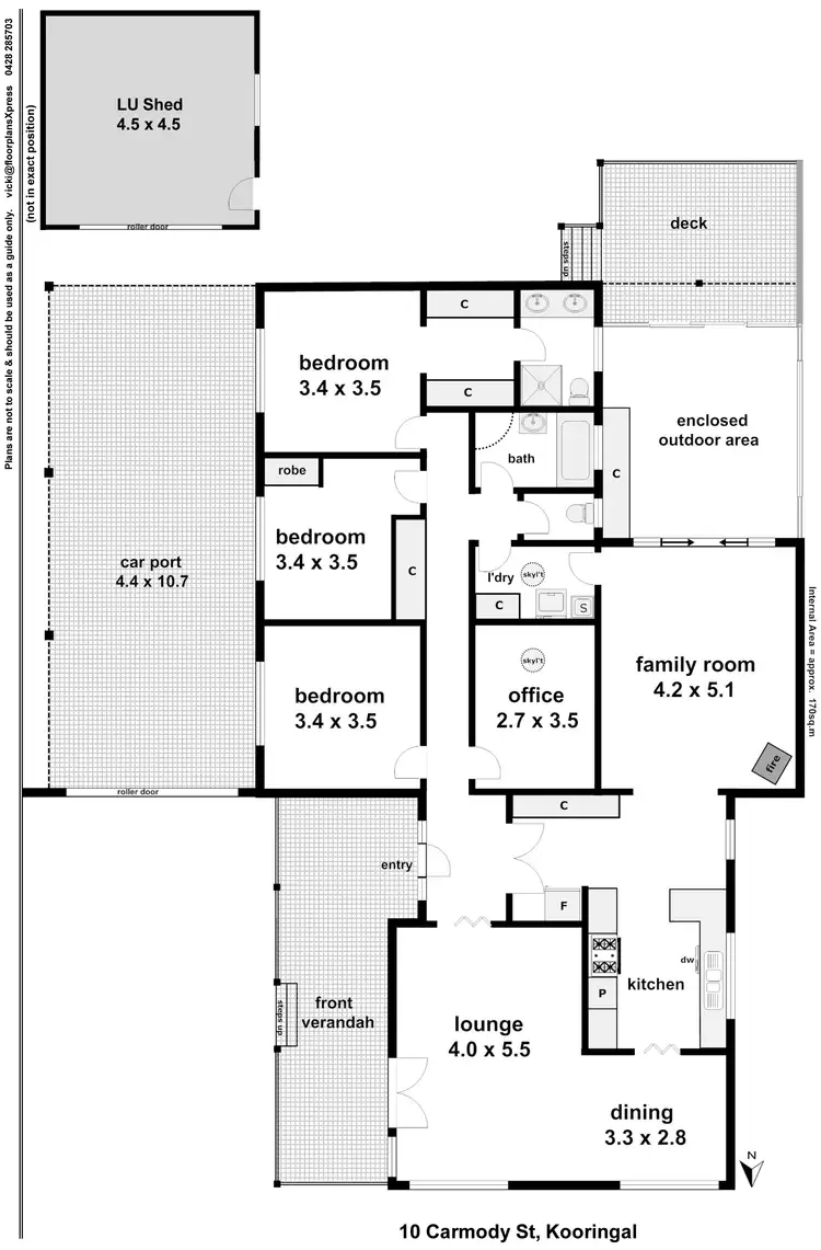 Floorplan of Homely house listing, 10 Carmody Street, Kooringal NSW 2650