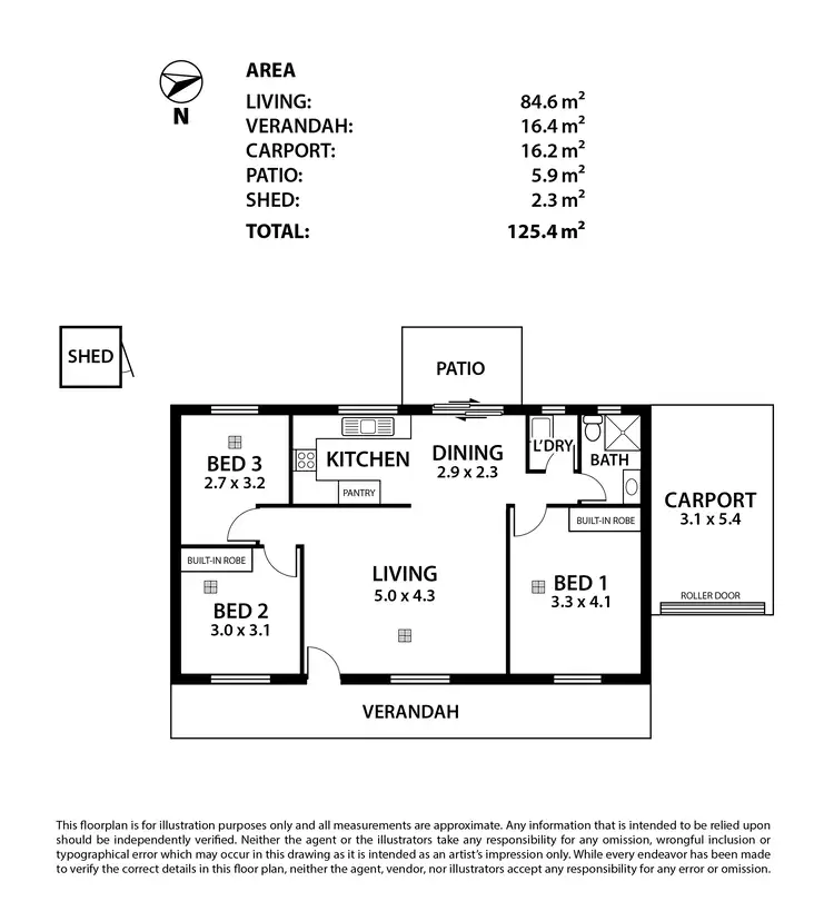 Floorplan of Homely house listing, 7 Gray Court, Mount Barker SA 5251