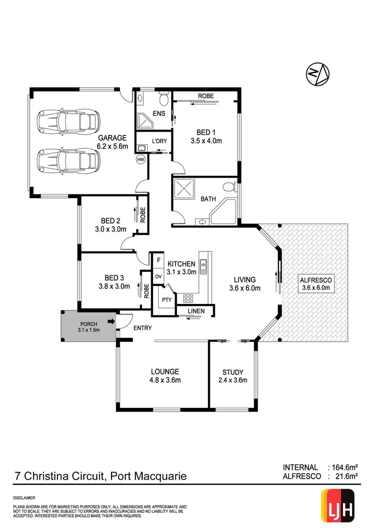 Floorplan of Homely house listing, 7 Christina Circuit, Port Macquarie NSW 2444