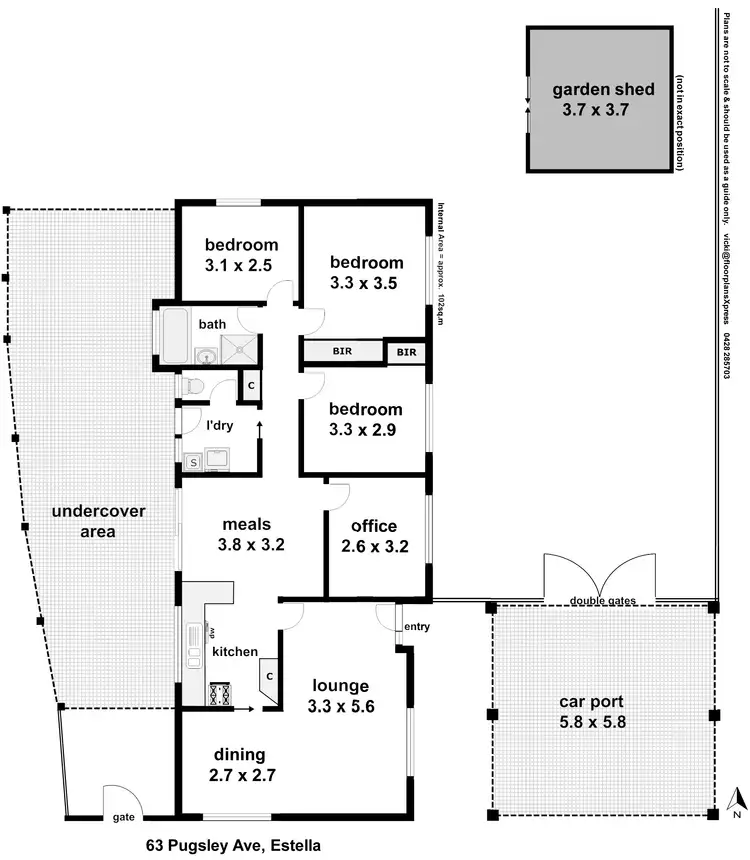 Floorplan of Homely house listing, 63 Pugsley Avenue, Estella NSW 2650