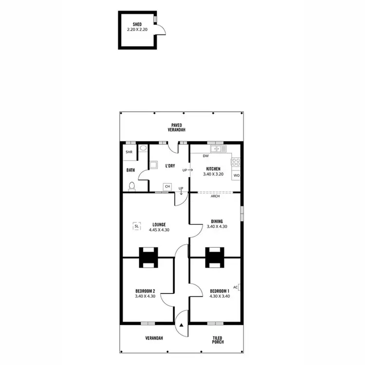 Floorplan of Homely house listing, 42 Charles Street, Norwood SA 5067