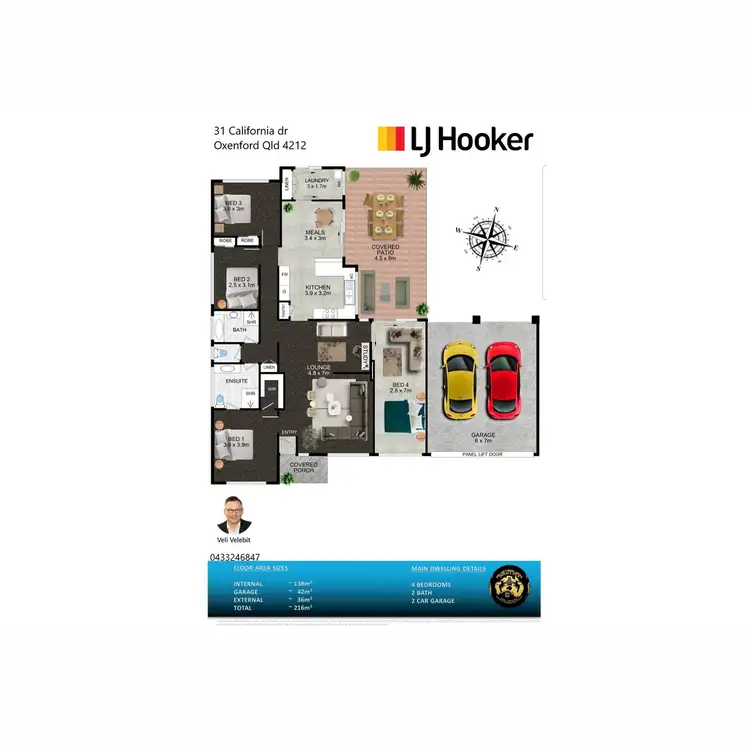 Floorplan of Homely house listing, 31 California Drive, Oxenford QLD 4210