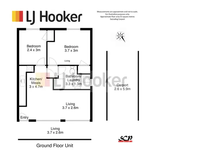 Floorplan of Homely unit listing, 8/54 Beach Road, Batemans Bay NSW 2536