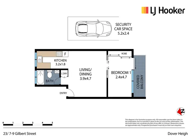 Floorplan of Homely apartment listing, 23/7-9 Gilbert Street, Dover Heights NSW 2030