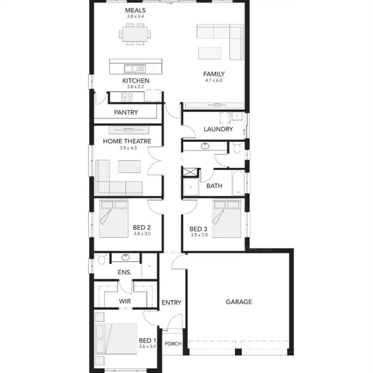 Floorplan of Homely land listing, Lot 102/4 Darrang Avenue, Ingle Farm SA 5098