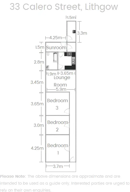 Floorplan of Homely house listing, 33 Calero Street, Lithgow NSW 2790