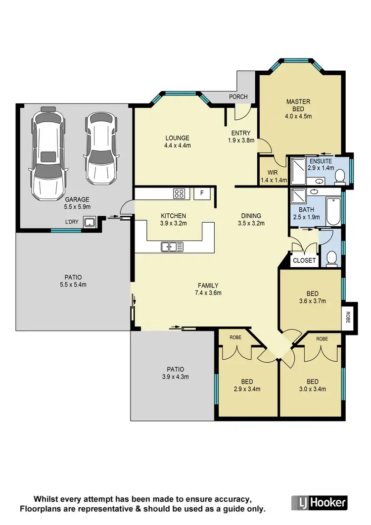 Floorplan of Homely house listing, 11 Handel Court, Eatons Hill QLD 4037