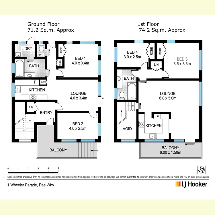 Floorplan of Homely house listing, 1 Wheeler Parade, Dee Why NSW 2099