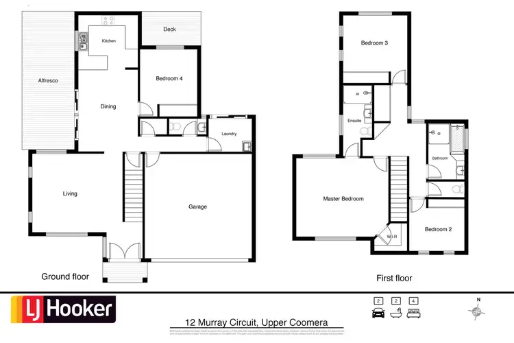 Floorplan of Homely house listing, 12 Murray Circuit, Upper Coomera QLD 4209
