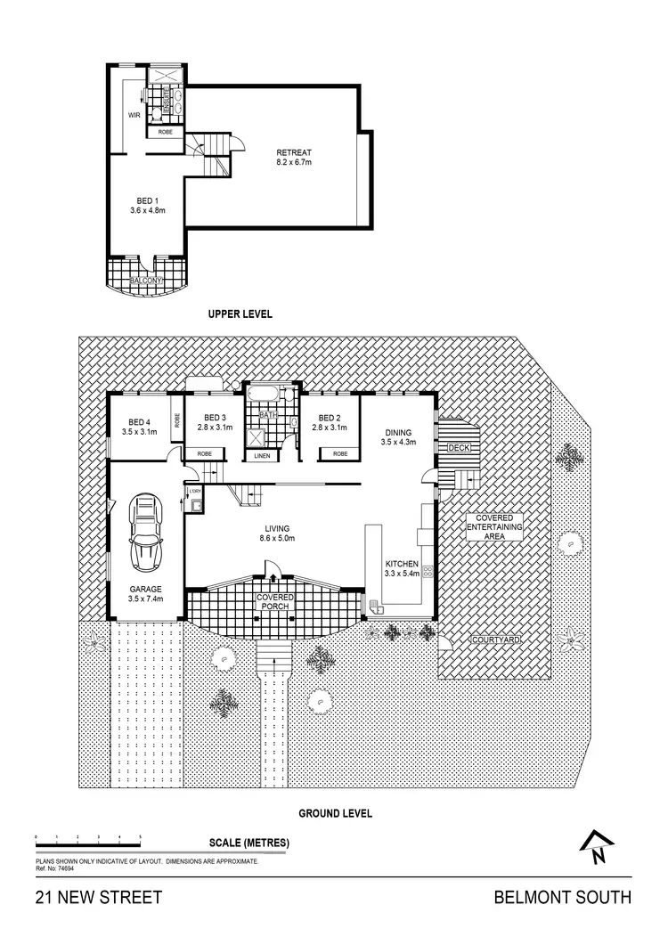 Floorplan of Homely house listing, 21 New Street, Belmont South NSW 2280