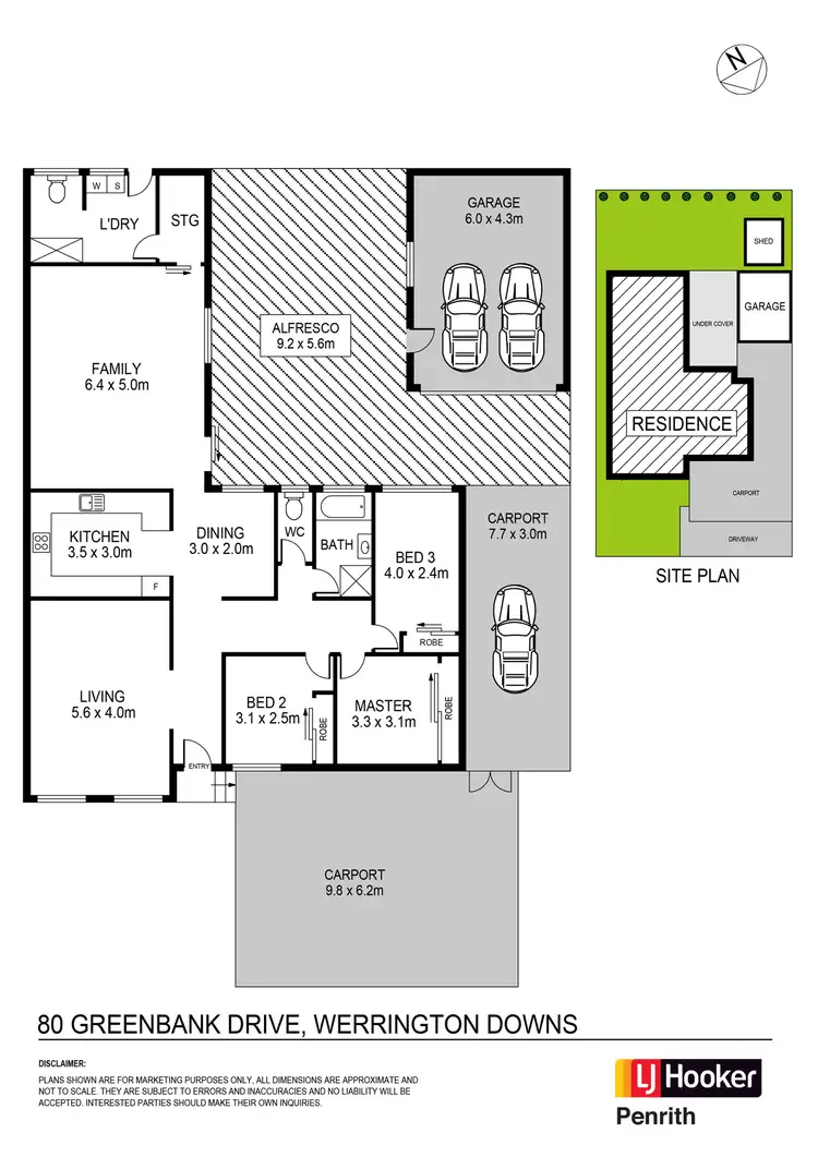 Floorplan of Homely house listing, 80 Greenbank Drive, Werrington Downs NSW 2747