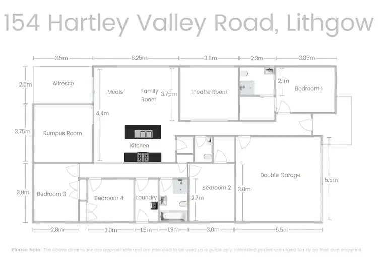 Floorplan of Homely house listing, 154 Hartley Valley Road, Lithgow NSW 2790