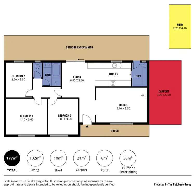 Floorplan of Homely house listing, 26 Stirling Crescent, Aldinga Beach SA 5173