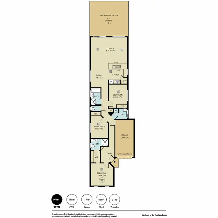 Floorplan of Homely house listing, 15B Pitt Street, Paradise SA 5075
