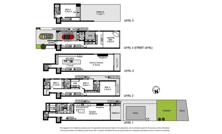 Floorplan of Homely house listing, 8A Ray Street, Vaucluse NSW 2030