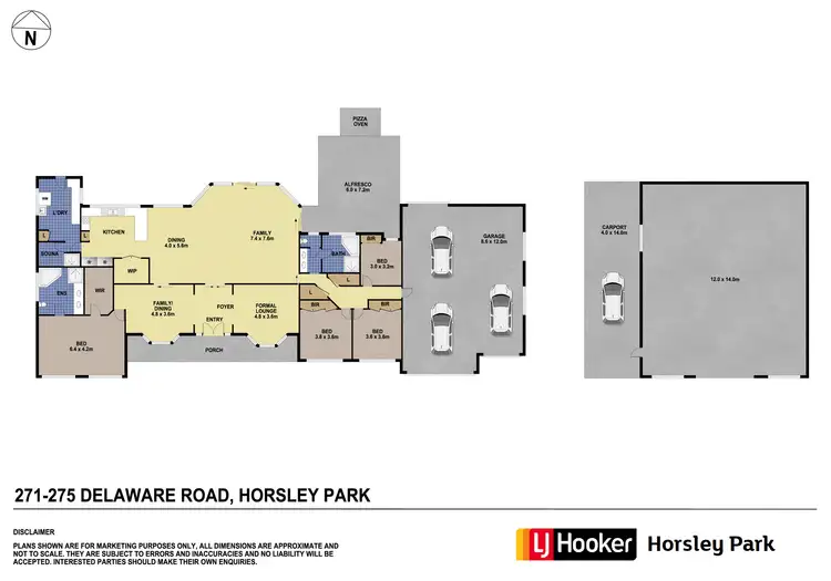 Floorplan of Homely house listing, 271-275 Delaware Road, Horsley Park NSW 2175