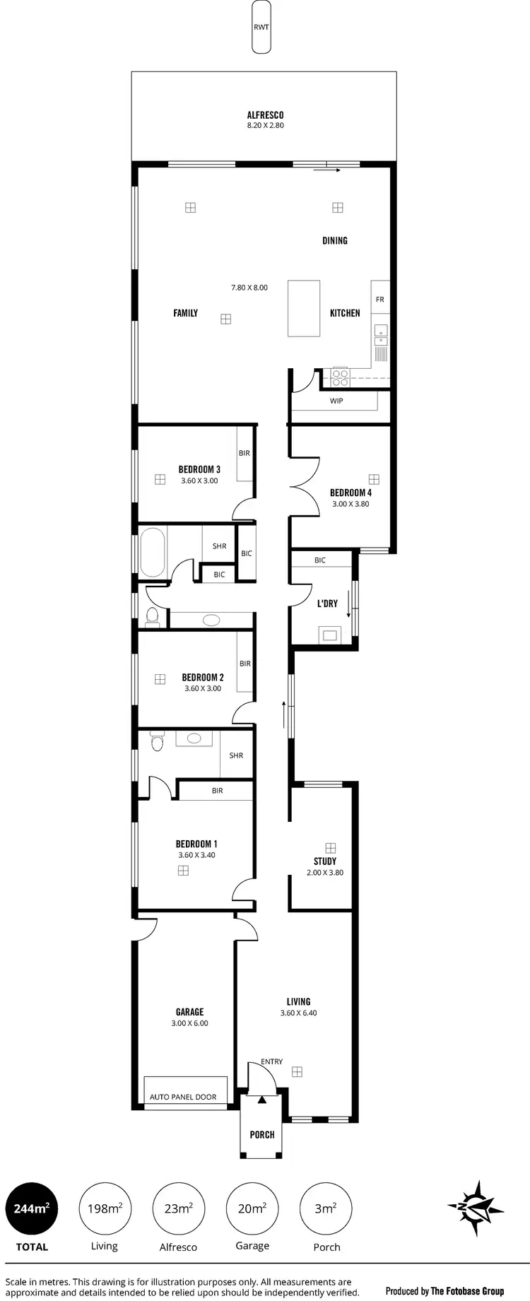 Floorplan of Homely house listing, 6 Tennyson Street, Clearview SA 5085