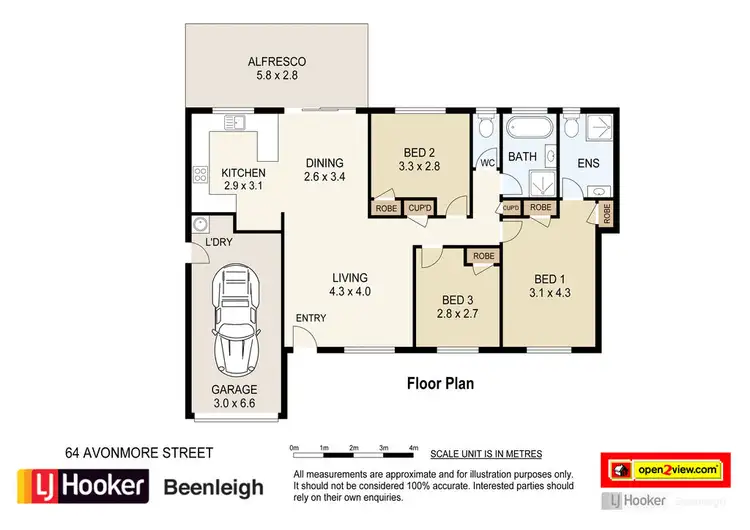 Floorplan of Homely house listing, 64 Avonmore St, Edens Landing QLD 4207