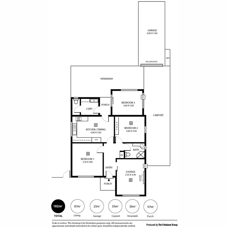 Floorplan of Homely house listing, 6 Ann Place, Renown Park SA 5008
