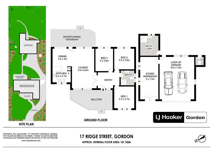 Floorplan of Homely house listing, 17 Ridge Street, Gordon NSW 2072