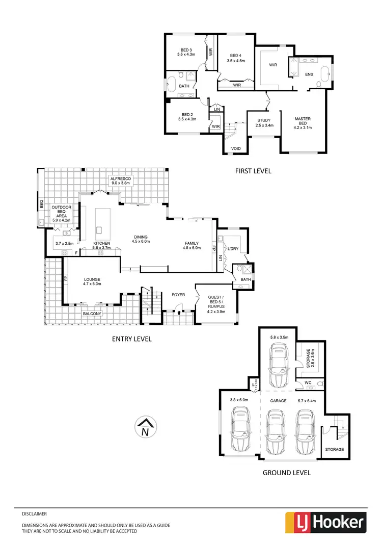 Floorplan of Homely house listing, 46 Glenshee Place, Glenhaven NSW 2156