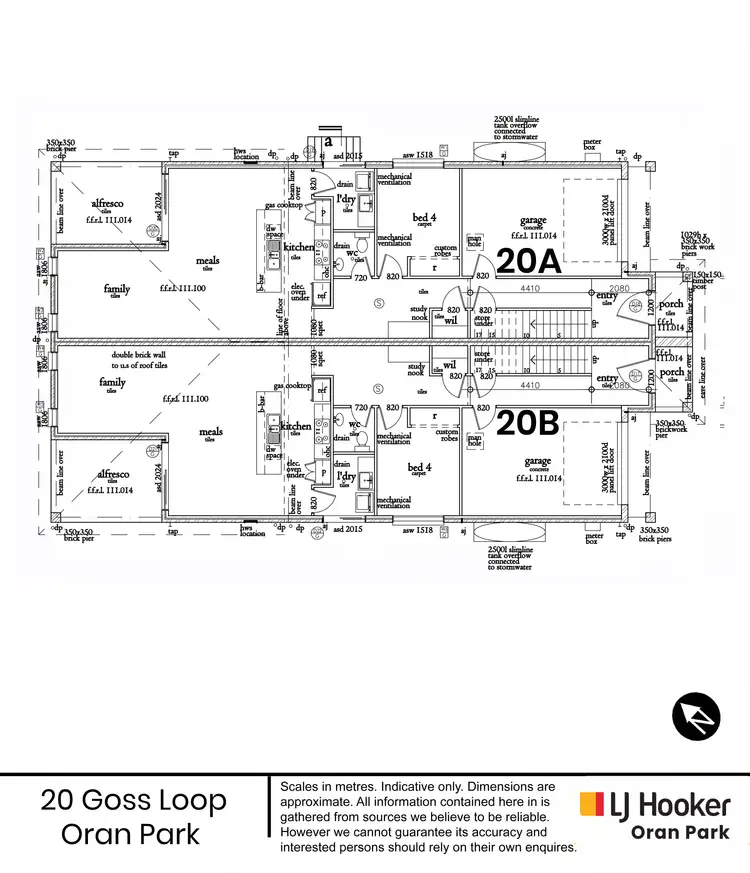 Floorplan of Homely house listing, 20 Goss Loop, Oran Park NSW 2570