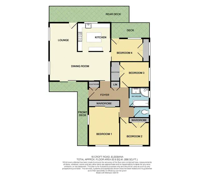 Floorplan of Homely house listing, 16 Croft Road, Eleebana NSW 2282