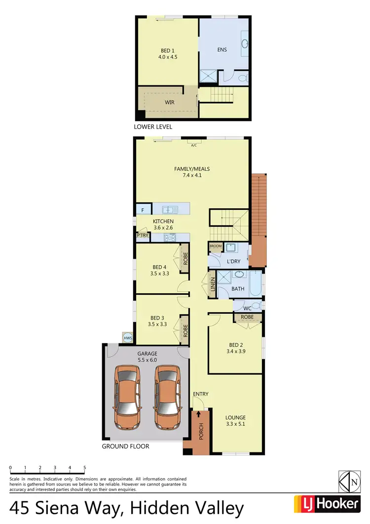 Floorplan of Homely house listing, 45 Siena Way, Hidden Valley VIC 3756
