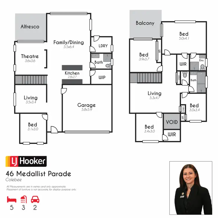Floorplan of Homely house listing, 46 Medallist Parade, Colebee NSW 2761