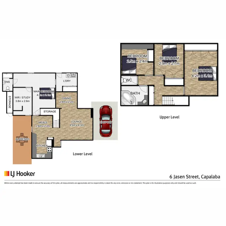 Floorplan of Homely house listing, 6 Jasen Street, Capalaba QLD 4157