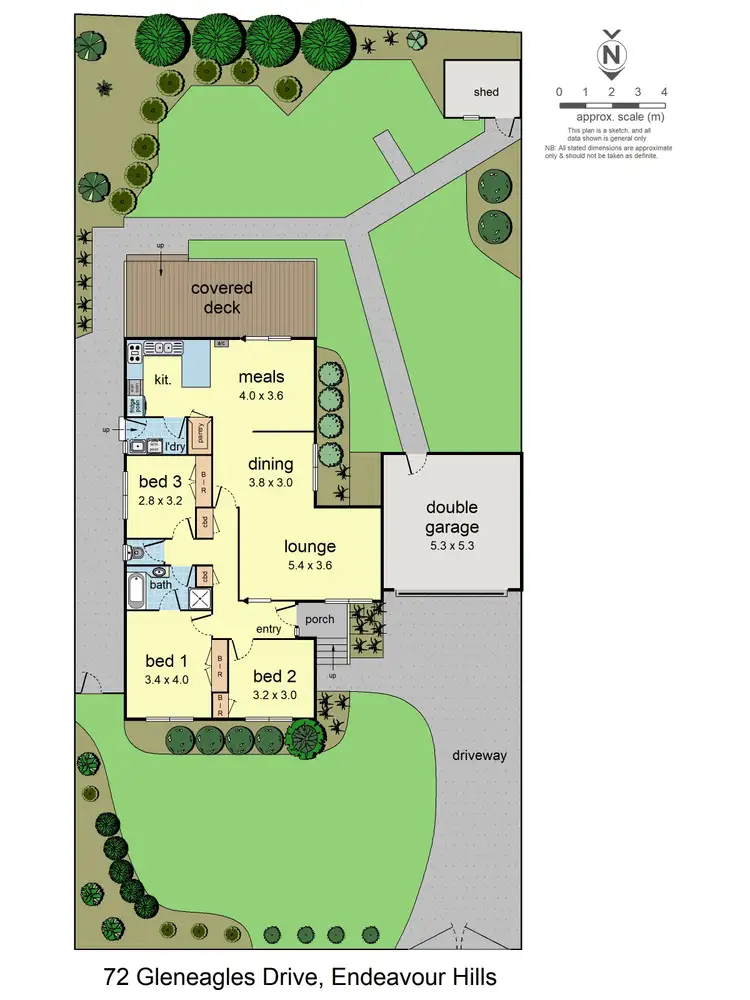 Floorplan of Homely house listing, 72 Gleneagles Drive, Endeavour Hills VIC 3802