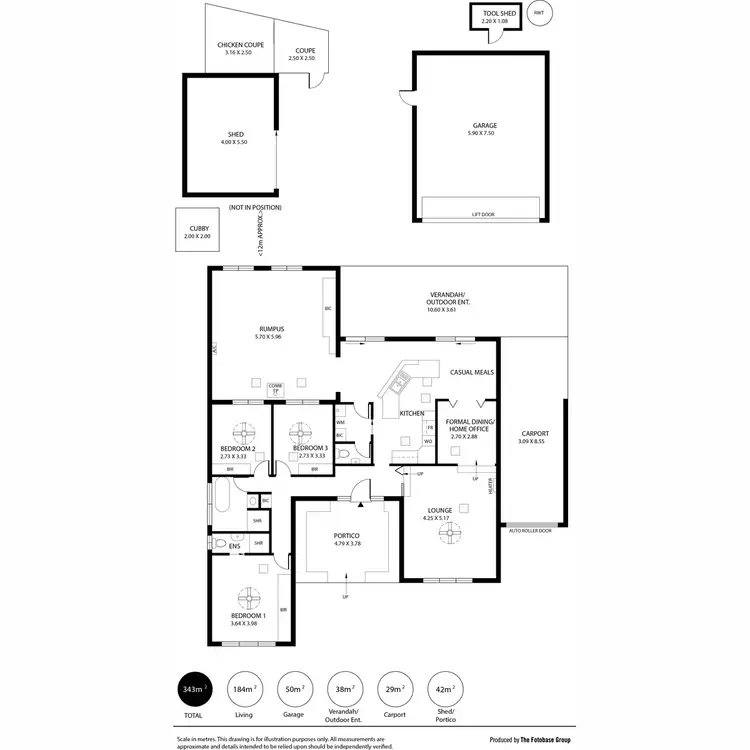 Floorplan of Homely house listing, 9 Abelia Avenue, Para Vista SA 5093