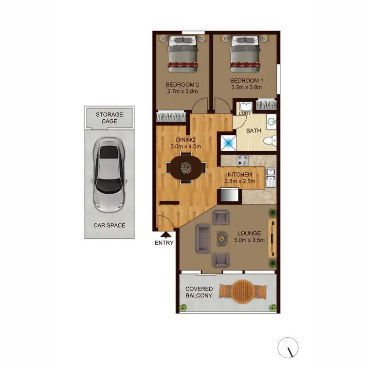 Floorplan of Homely apartment listing, 4/47 Eyre Street, Kingston ACT 2604
