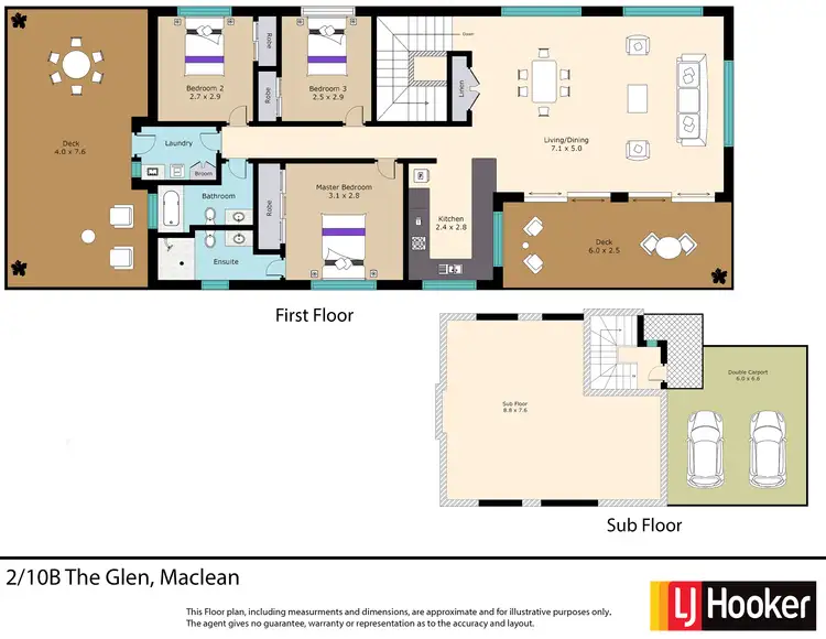 Floorplan of Homely house listing, 2/10B The Glen, Maclean NSW 2463