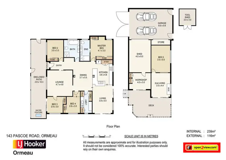 Floorplan of Homely house listing, 143 Pascoe Road, Ormeau QLD 4208